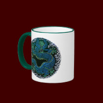 Chinese Dragon Ornament mugs