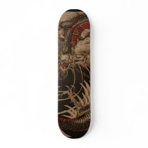 Chinese Dragon Painting Skate Boards