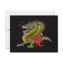 Chinese Dragon Personalized Invitations