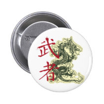 Chinese Dragon buttons