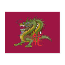 Chinese Dragon Postcard