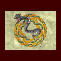 Chinese Dragon postcards