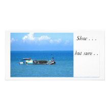 Chinese Fishingboat Photo Greeting Card