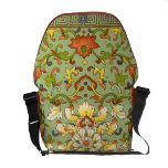 Chinese Floral Jade Asian Flair Courier Bags