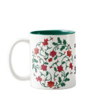 chinese floral mug