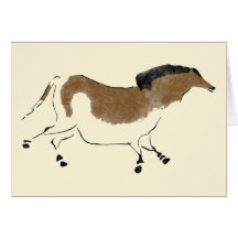 Chinese Horse Greeting Card