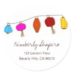 Chinese Lanterns Address Labels