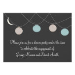 Chinese Lanterns and Stars Dinner Party Invitation