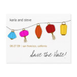 Chinese Lanterns Save the Date