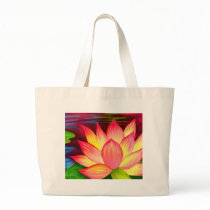 Chinese Lotus Water Lily Flower Art - Multi Bags