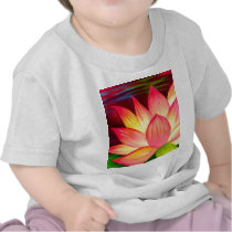 Chinese Lotus Water Lily Flower Art - Multi Tees
