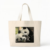 Chinese Loving Little Giant Pandas Bags