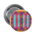 Chinese Lucky Designs - Doors n Patterns Pinback Button