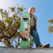 Chinese Megaphone Girl Skateboard Decks