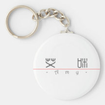 Chinese name for Amy 20015_0.pdf Keychain