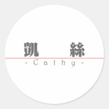 Chinese name for Cathy 20057_3.pdf Stickers