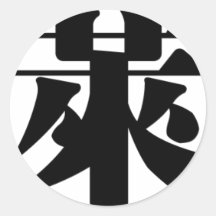 Chinese name for Clara 20066_3.pdf Round Sticker