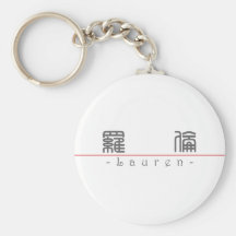Chinese name for Lauren 20200_0.pdf Keychains