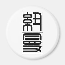 Chinese name for Newman 20746_0.pdf Fridge Magnet