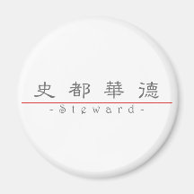 Chinese name for Steward 20826_2.pdf Fridge Magnets