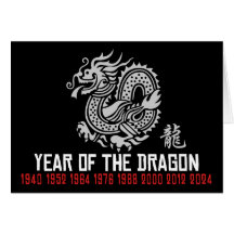 Chinese New Year Dragon Greeting Card