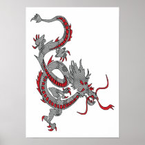 Chinese New Year Dragon Print