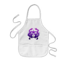 CHINESE NEW YEAR Purple Dragons Apron