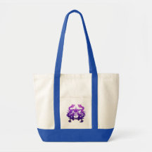 CHINESE NEW YEAR Purple Dragons Tote Bag