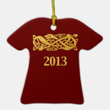 Chinese New Year - Year Of The Snake 2013 Christmas Tree Ornament