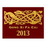 Chinese New Year - Year Of The Snake 2013 Postcard