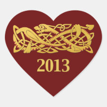 Chinese New Year - Year Of The Snake 2013 Sticker