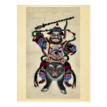 Chinese New Years print Ukiyoe Post Cards