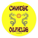 Chinese Oil Fields,Sticker,China,Dragons,Oil,Rigs