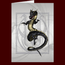 Chinese Ornamental Dragon cards