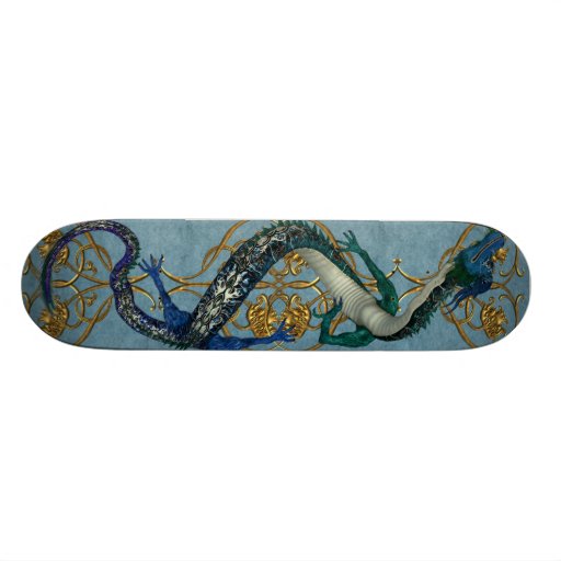 Chinese Ornamental Dragon Skate Board Decks