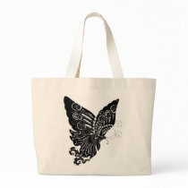 Chinese Paper-Cut Butterfly Design - Bag