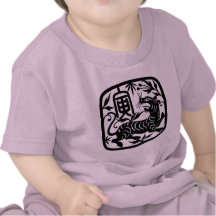 Chinese Paper Cut Tiger T-shirt