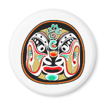 Chinese Peking opera mask version 2 Magnets