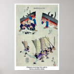 Chinese receiving first aid by Kobayashi,Kiyochika Print