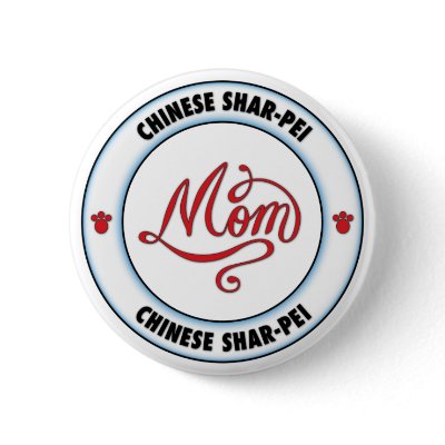 CHINESE SHAR-PEI mom Pin by cartoondogs