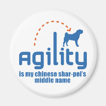 Chinese Shar-Pei Refrigerator Magnet