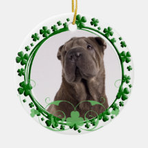 Chinese Shar-Pei St. Patrick's Day Ornament