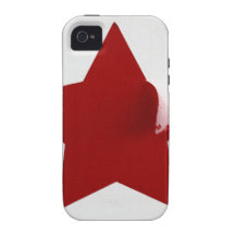 Chinese Star - quirky peeling design Case For The iPhone 4