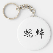 Chinese Symbol for cricket Keychain