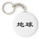 Chinese Symbol for earth Keychain