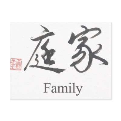 Chinese Symbol For Family Post