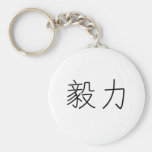 Chinese Symbol for perseverance Key Chains