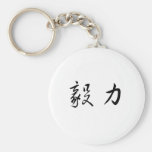 Chinese Symbol for perseverance Keychain