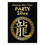 Chinese Symbol Year of the Dragon Party GB Invites