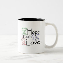 'Chinese symbols'  mug